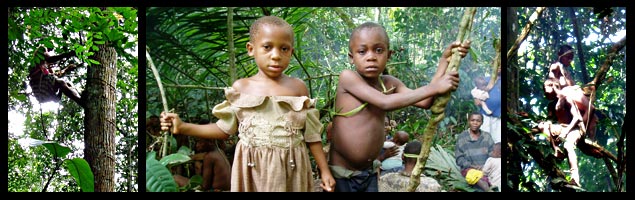 Enfants d'un peuple premier de la forêt équatoriale gabonaise, dépositaires d'un savoir intimement lié à leur environnement