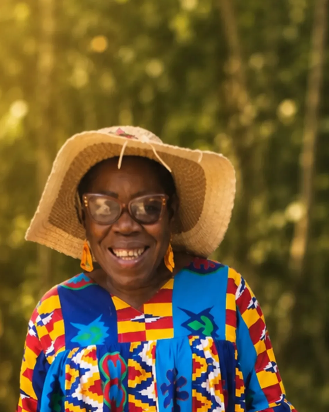 Constantina Nchama Mitogo, cook and key support at Ebando